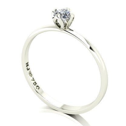 Anel de Noivado Darling Ouro 18k