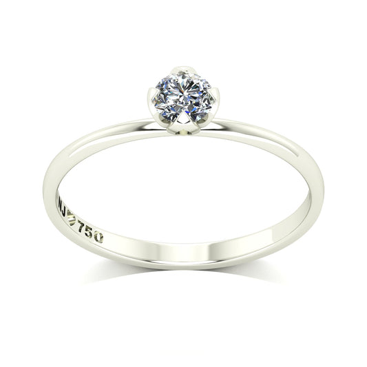Anel de Noivado Darling Ouro 18k