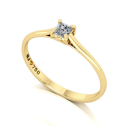 Anel de Noivado Love Ouro 18k