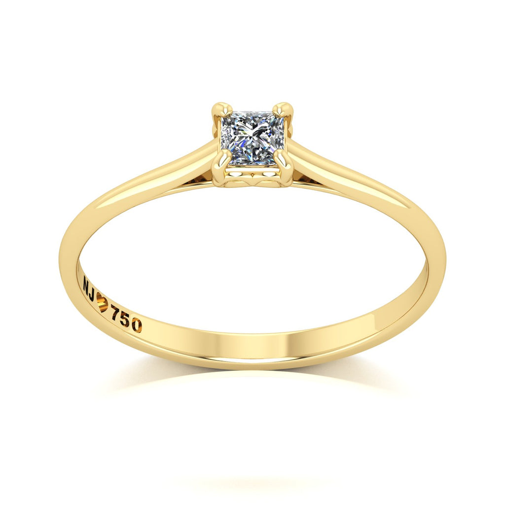 Anel de Noivado Love Ouro 18k