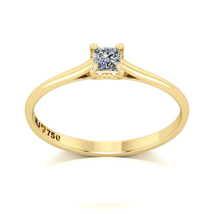 Anel de Noivado Love Ouro 18k