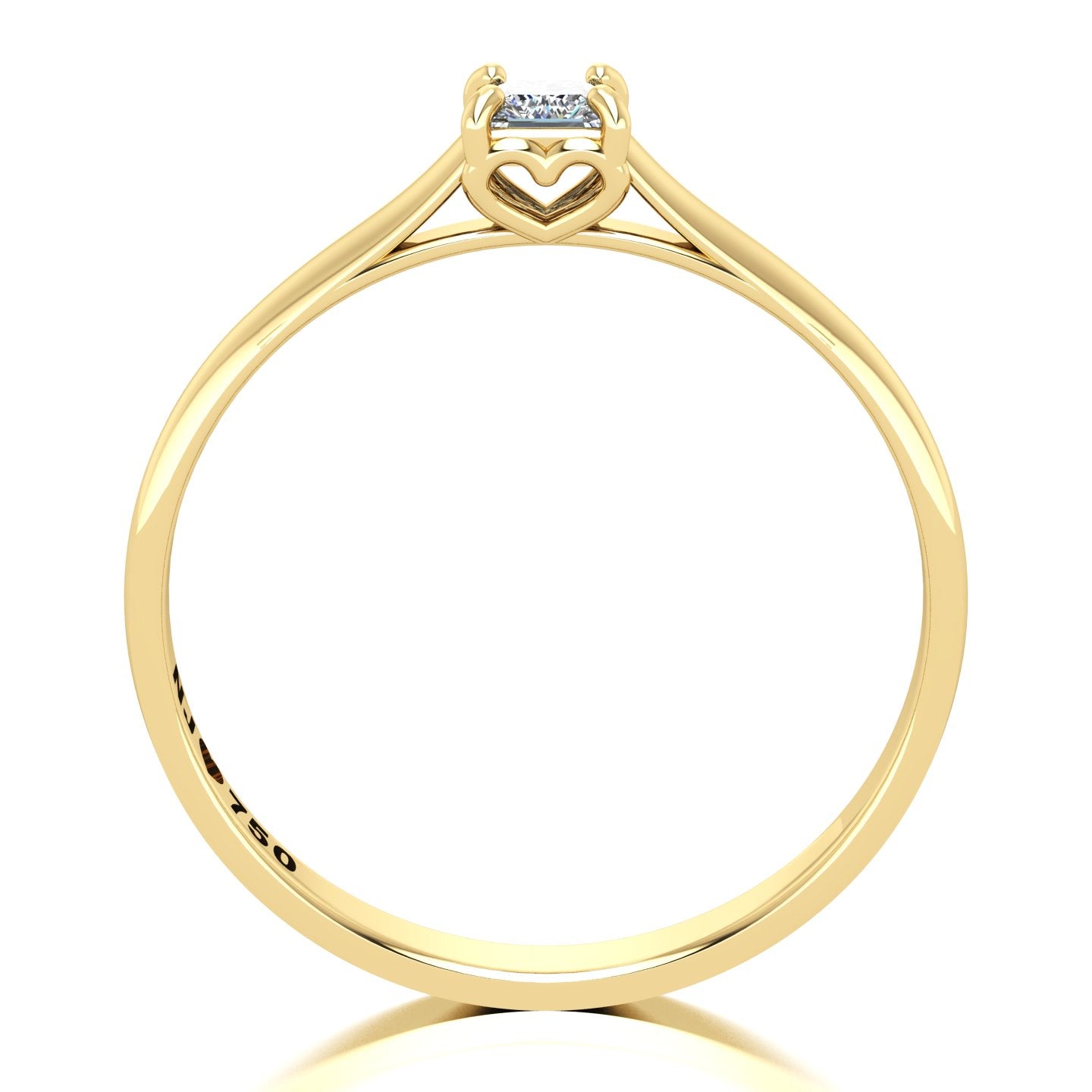 Anel de Noivado Love Ouro 18k