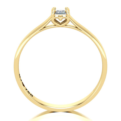 Anel de Noivado Love Ouro 18k