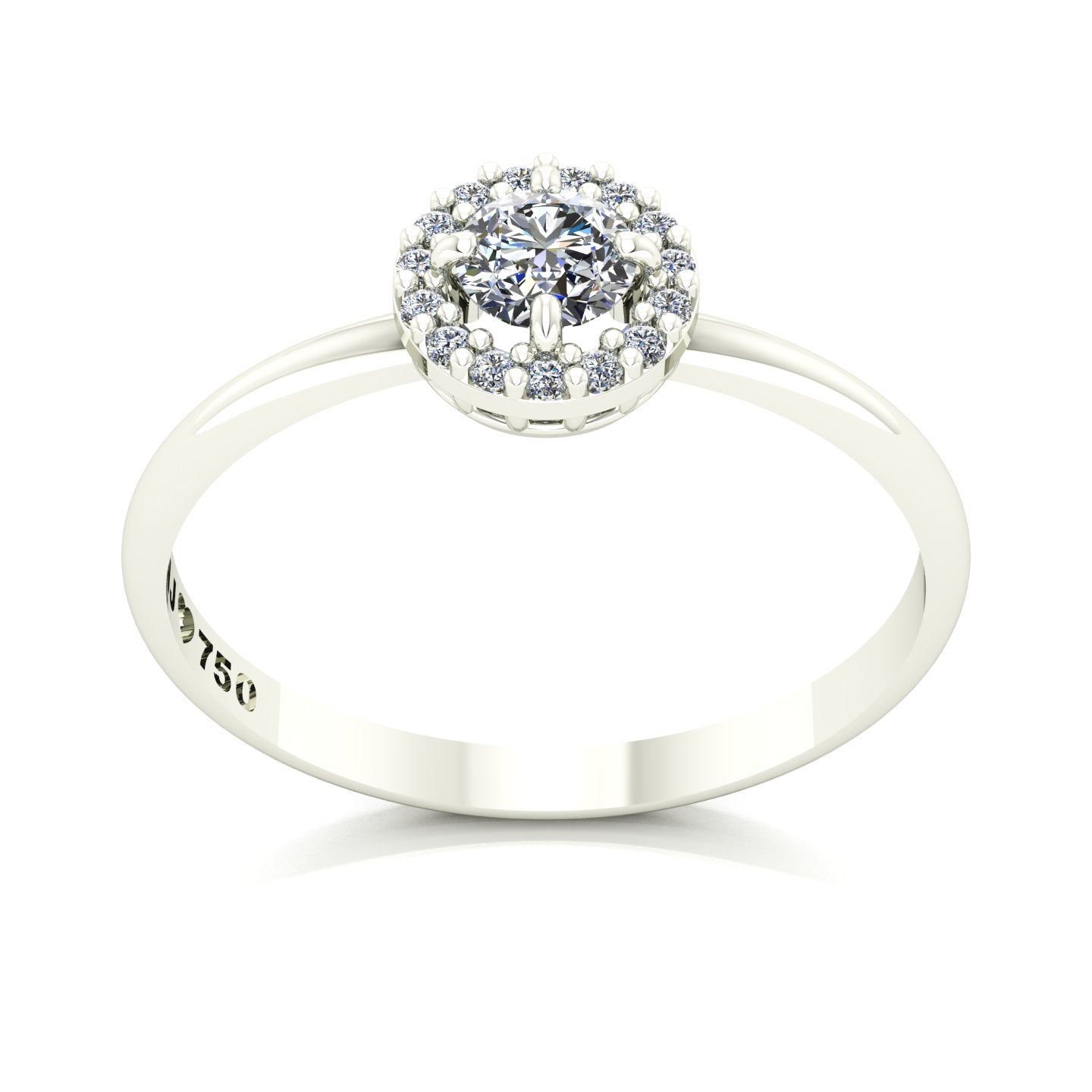 Anel de Noivado Destiny Ouro 18k