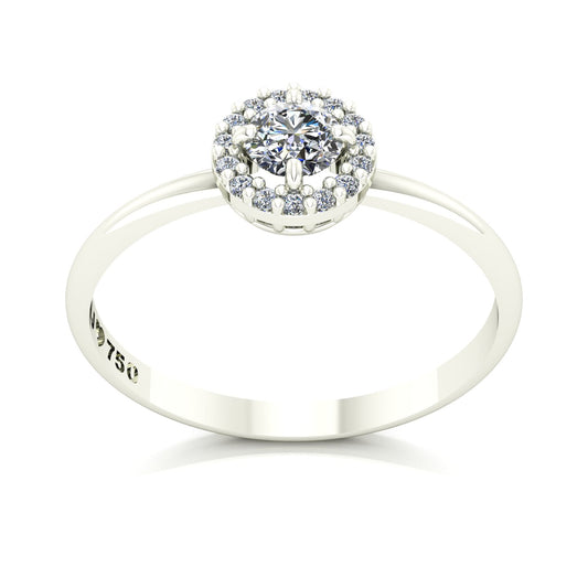 Anel de Noivado Destiny Ouro 18k