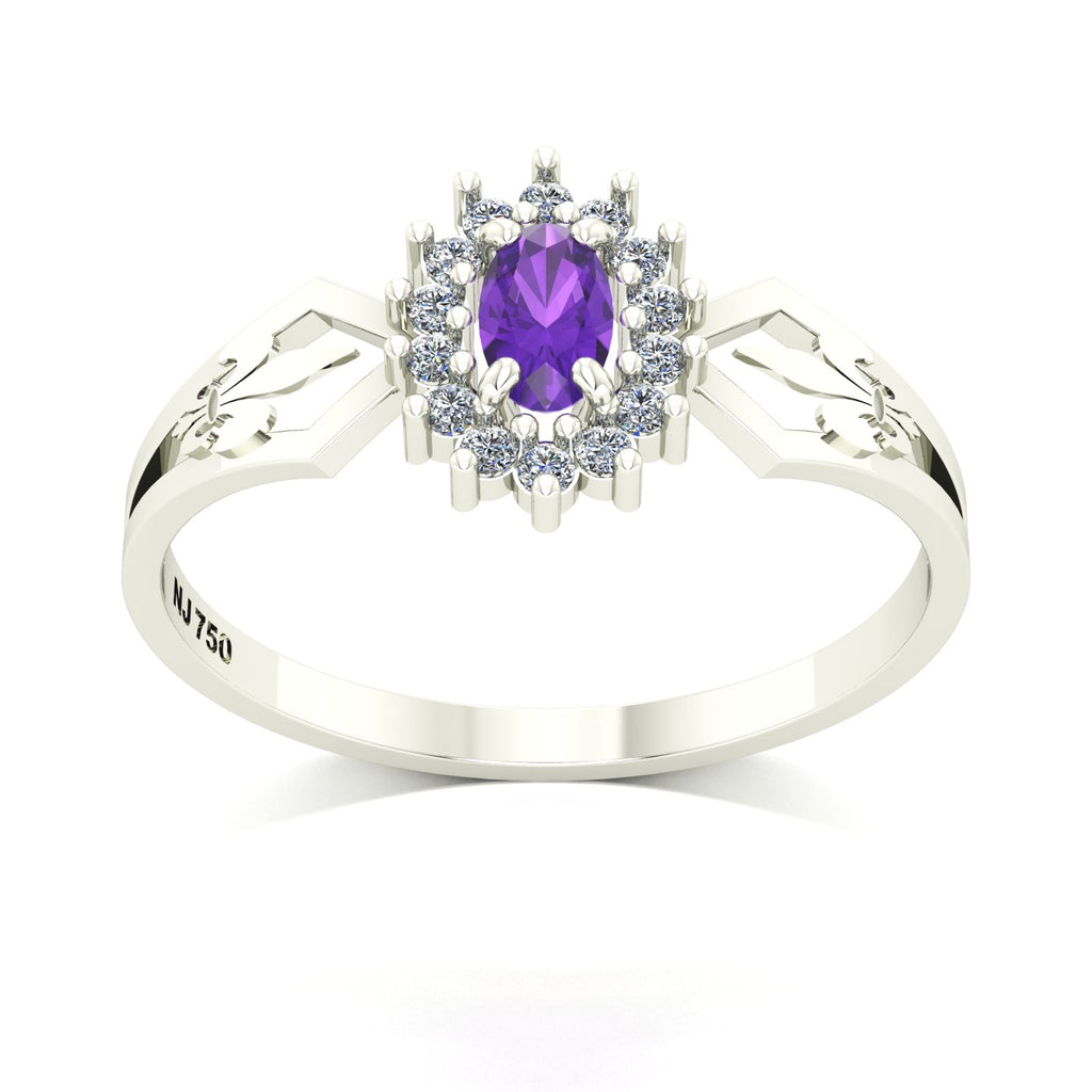 Anel de Formatura de Letras Lovely IV Ouro 18k