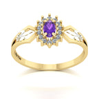 Anel de Formatura de Letras Lovely IV Ouro 18k