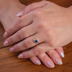 Anel de Formatura de Psicologia Big Square Ouro 18k