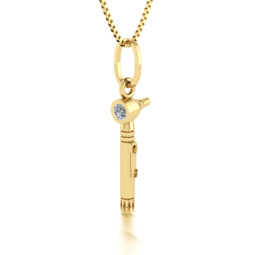 Pingente de Otoscópio I Ouro 18k