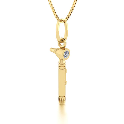 Pingente de Otoscópio I Ouro 18k
