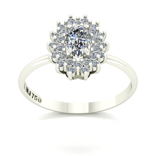 Anel de Noivado Radiant Ouro 18k