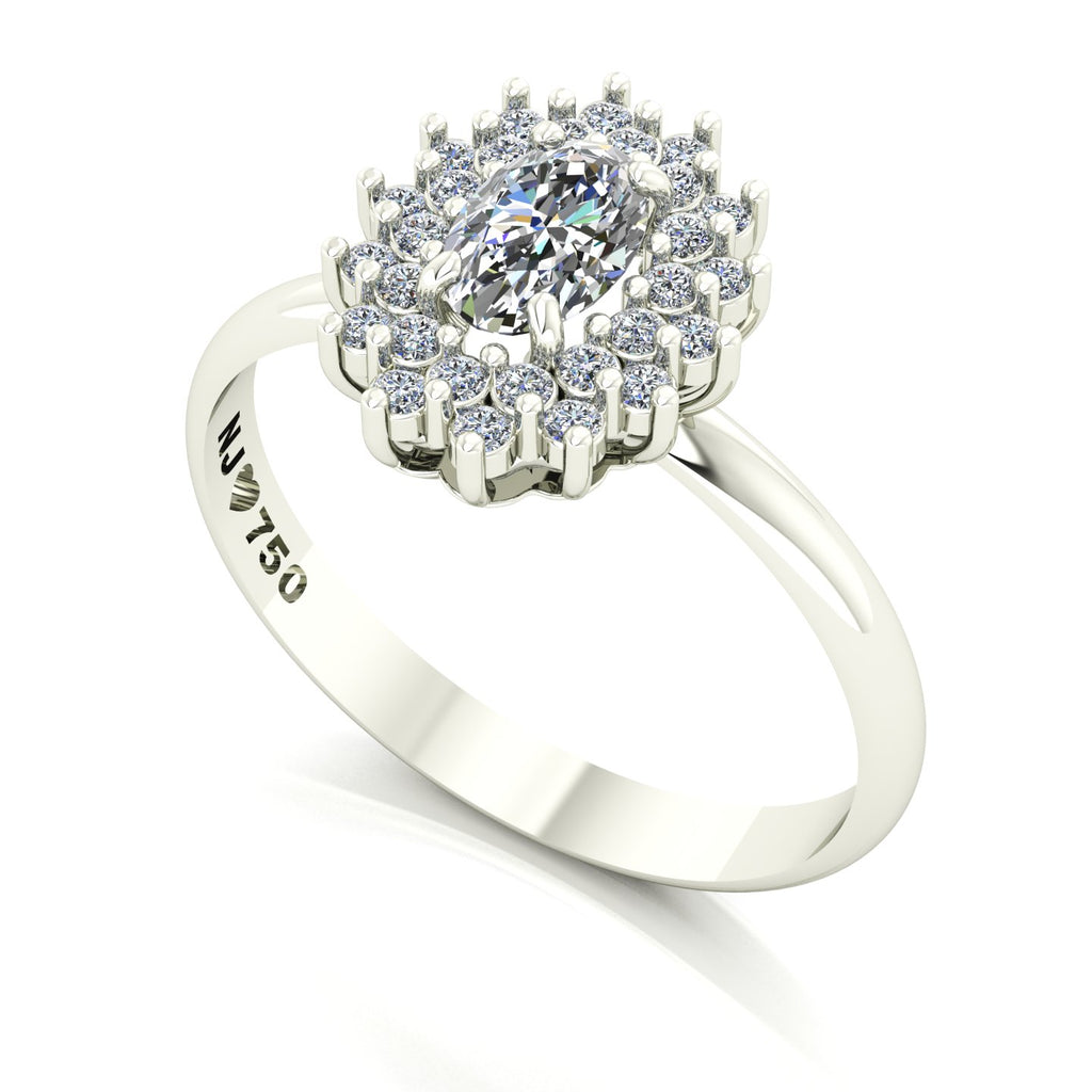 Anel de Noivado Radiant Ouro 18k