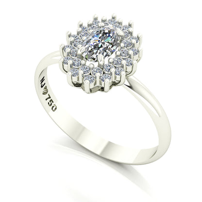 Anel de Noivado Radiant Ouro 18k