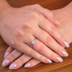 Anel de Noivado Promise Ouro 18k