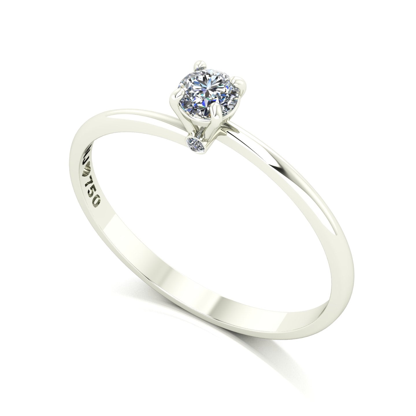 Anel de Noivado Serenity Ouro 18k