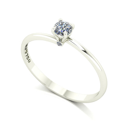 Anel de Noivado Serenity Ouro 18k