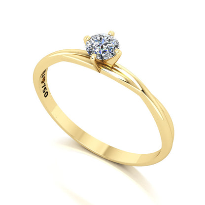 Anel de Noivado Legami Ouro 18k