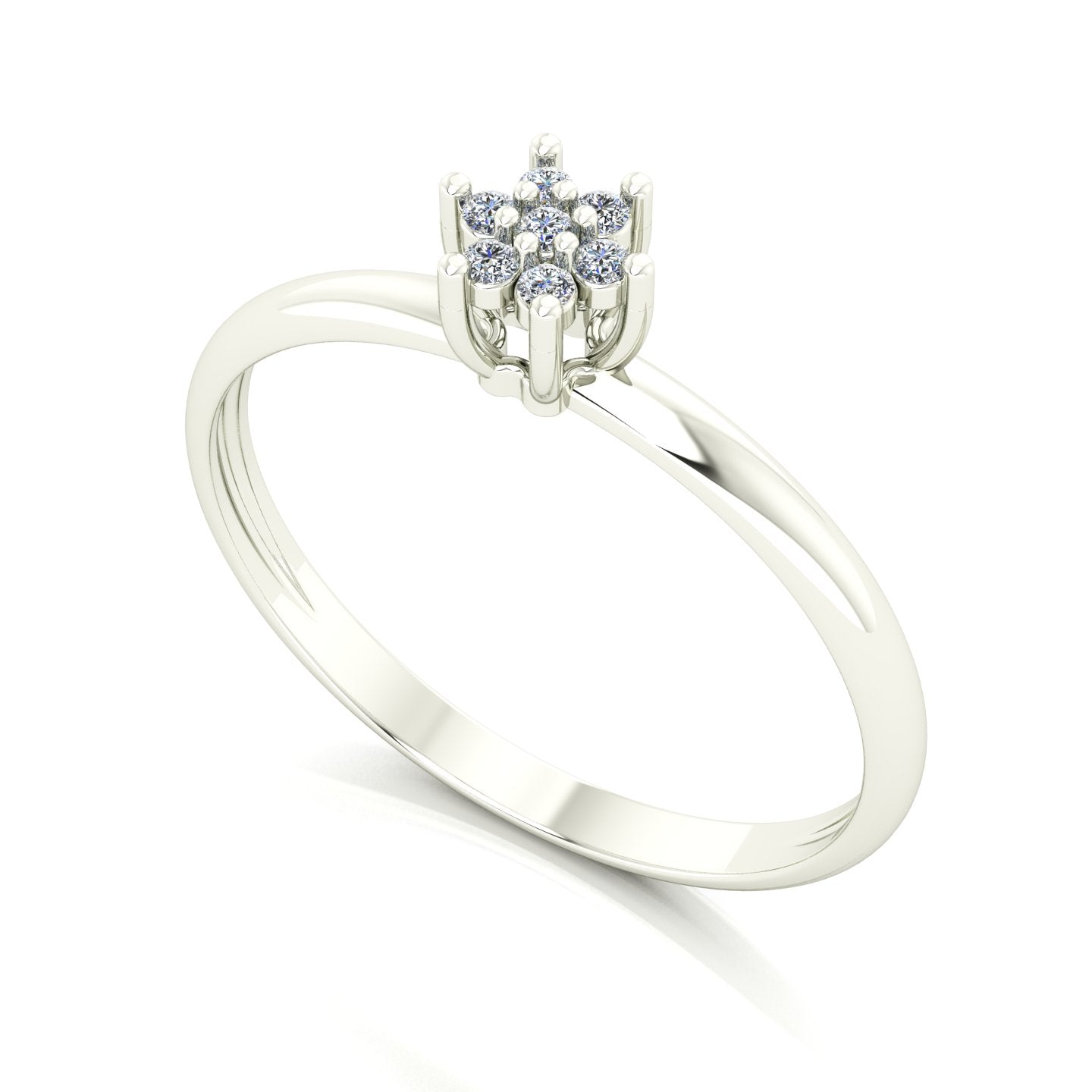 Anel de Noivado Florence Ouro 18k