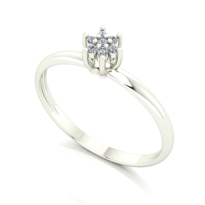 Anel de Noivado Florence Ouro 18k