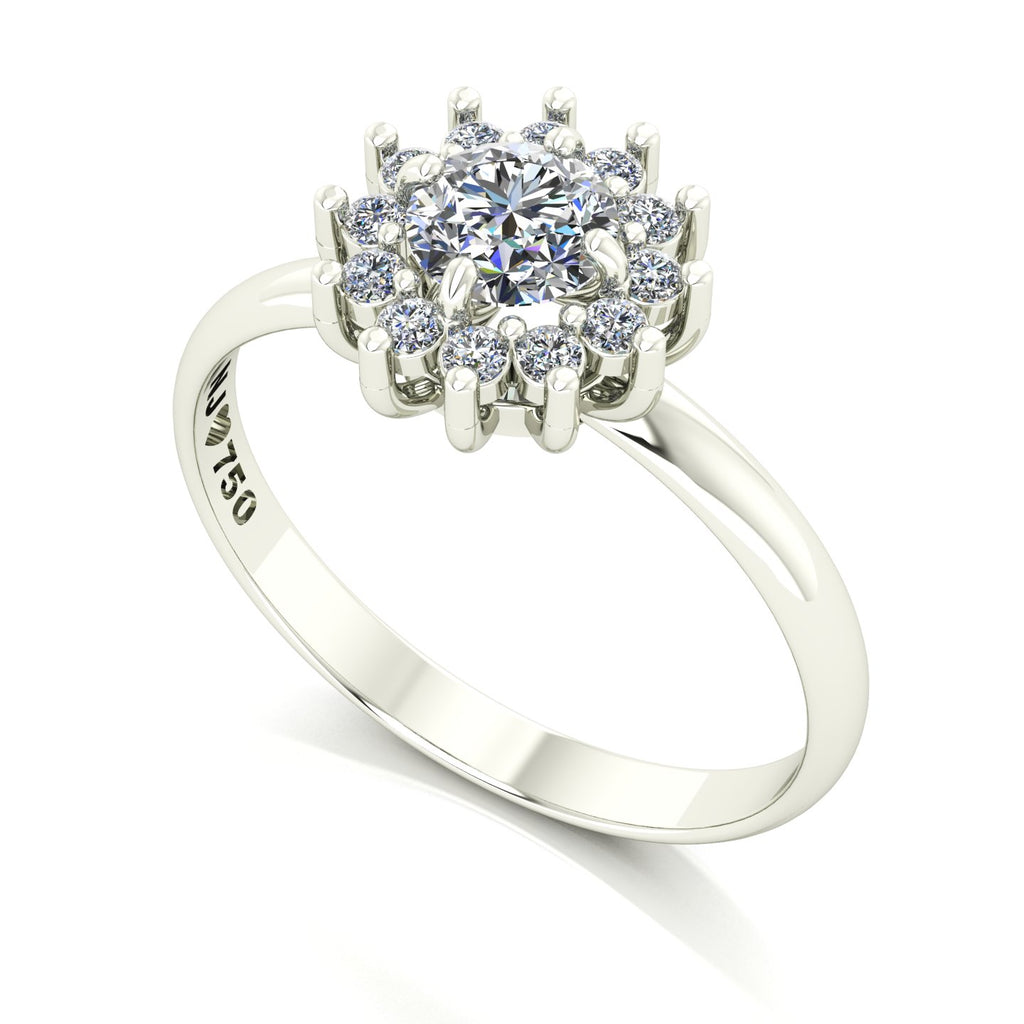 Anel de Noivado Big Joy Ouro 18k