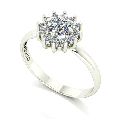 Anel de Noivado Big Joy Ouro 18k