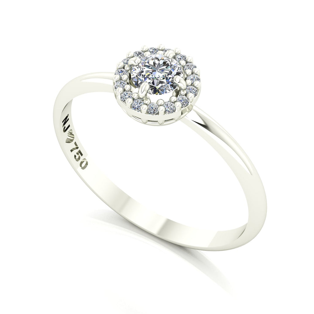 Anel de Noivado Destiny Ouro 18k