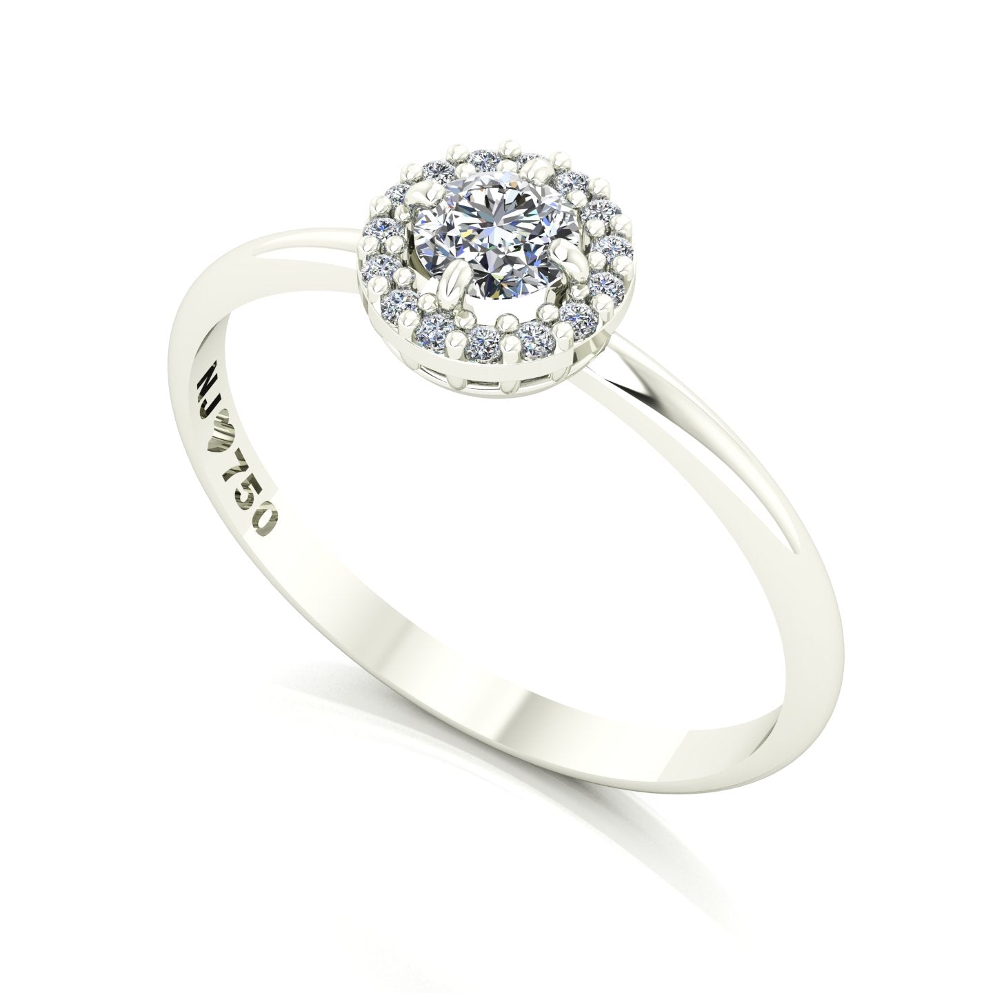Anel de Noivado Destiny Ouro 18k