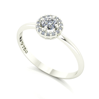Anel de Noivado Destiny Ouro 18k