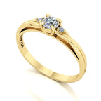 Anel de Noivado Harmony II Ouro 18k
