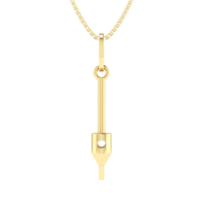 Pingente Punch Transplante Capilar em Ouro 18k