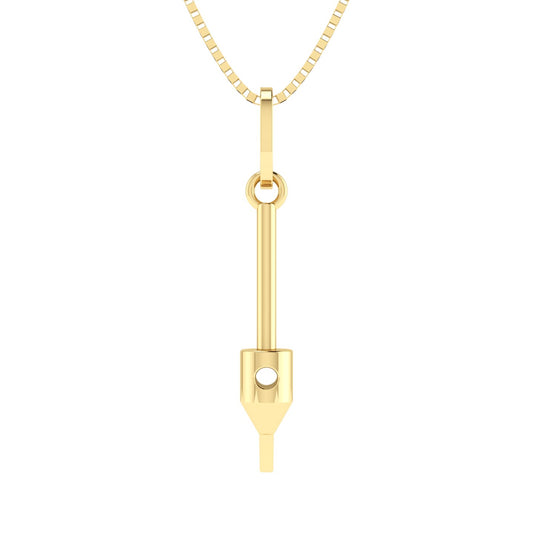 Pingente Punch Transplante Capilar em Ouro 18k