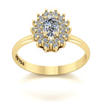 Anel de Noivado Radiant Ouro 18k