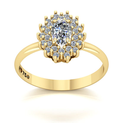 Anel de Noivado Radiant Ouro 18k