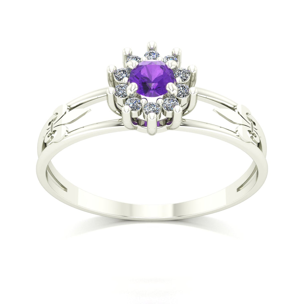 Anel de Formatura Letras Crown Ouro 18k