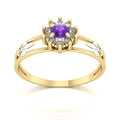 Anel de Formatura Letras Crown Ouro 18k