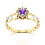 Anel de Formatura Letras Crown Ouro 18k