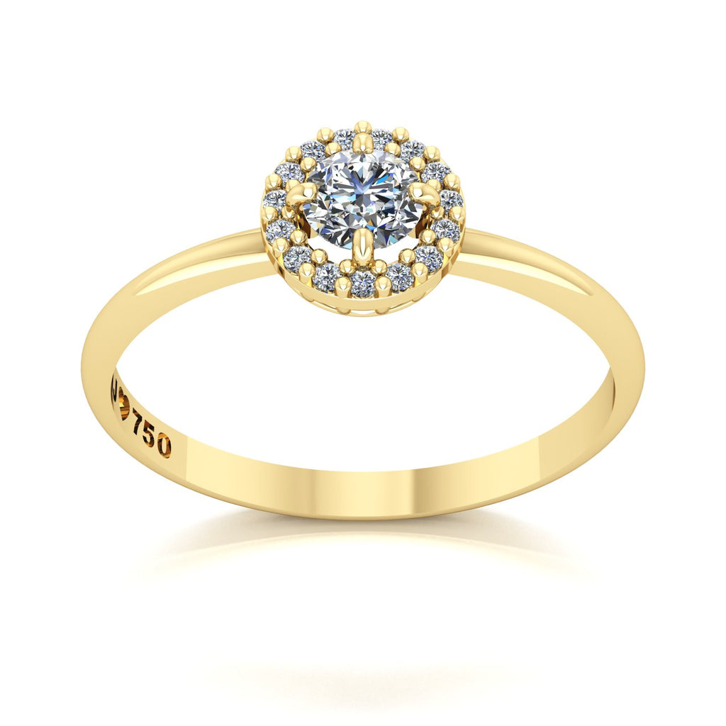 Anel de Noivado Destiny Ouro 18k