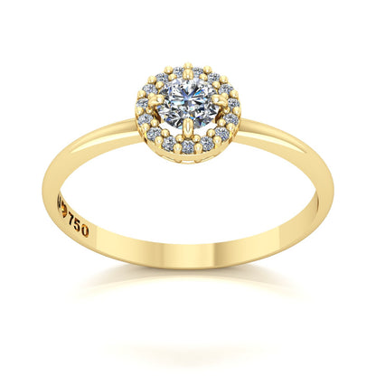 Anel de Noivado Destiny Ouro 18k
