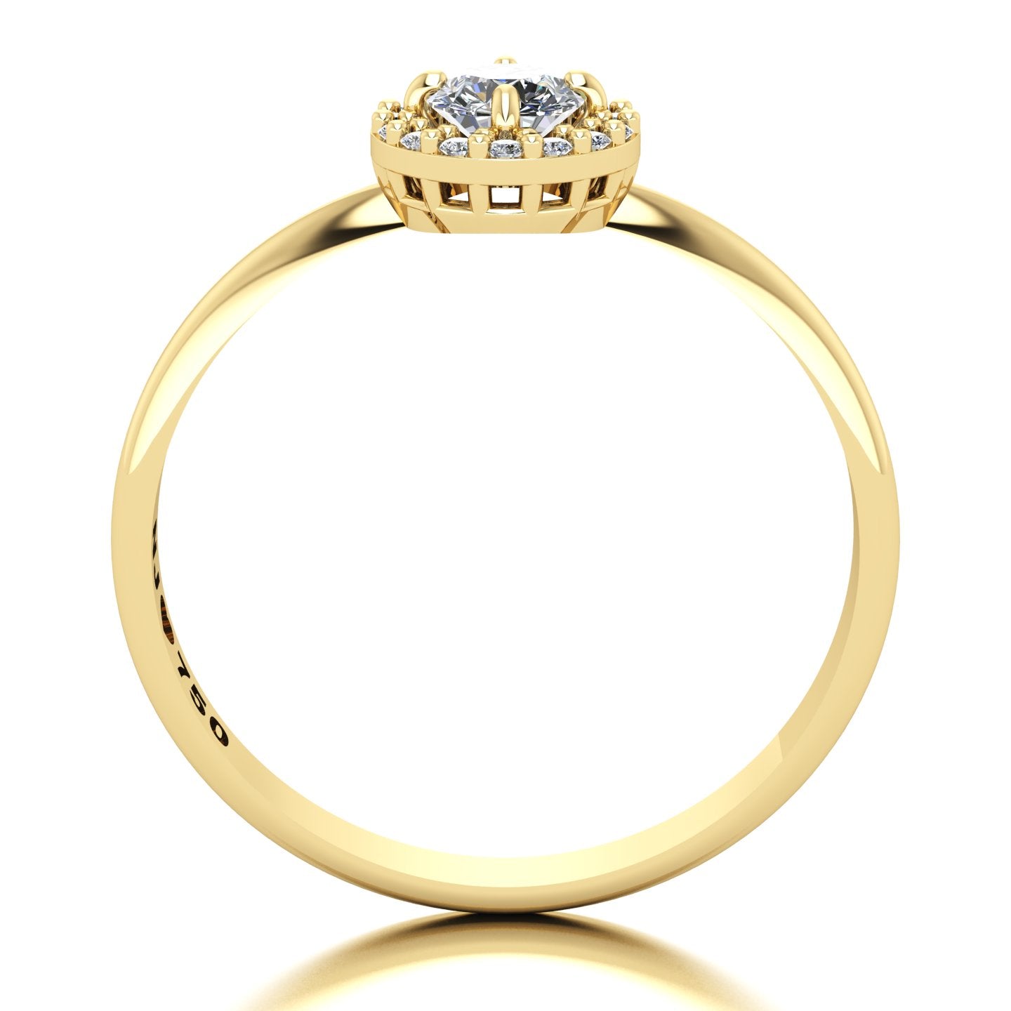 Anel de Noivado Destiny Ouro 18k