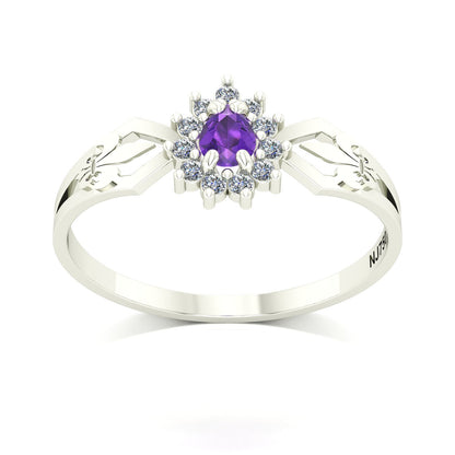 Anel de Formatura de Letras Lovely III Ouro 18k