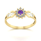 Anel de Formatura de Letras Lovely III Ouro 18k
