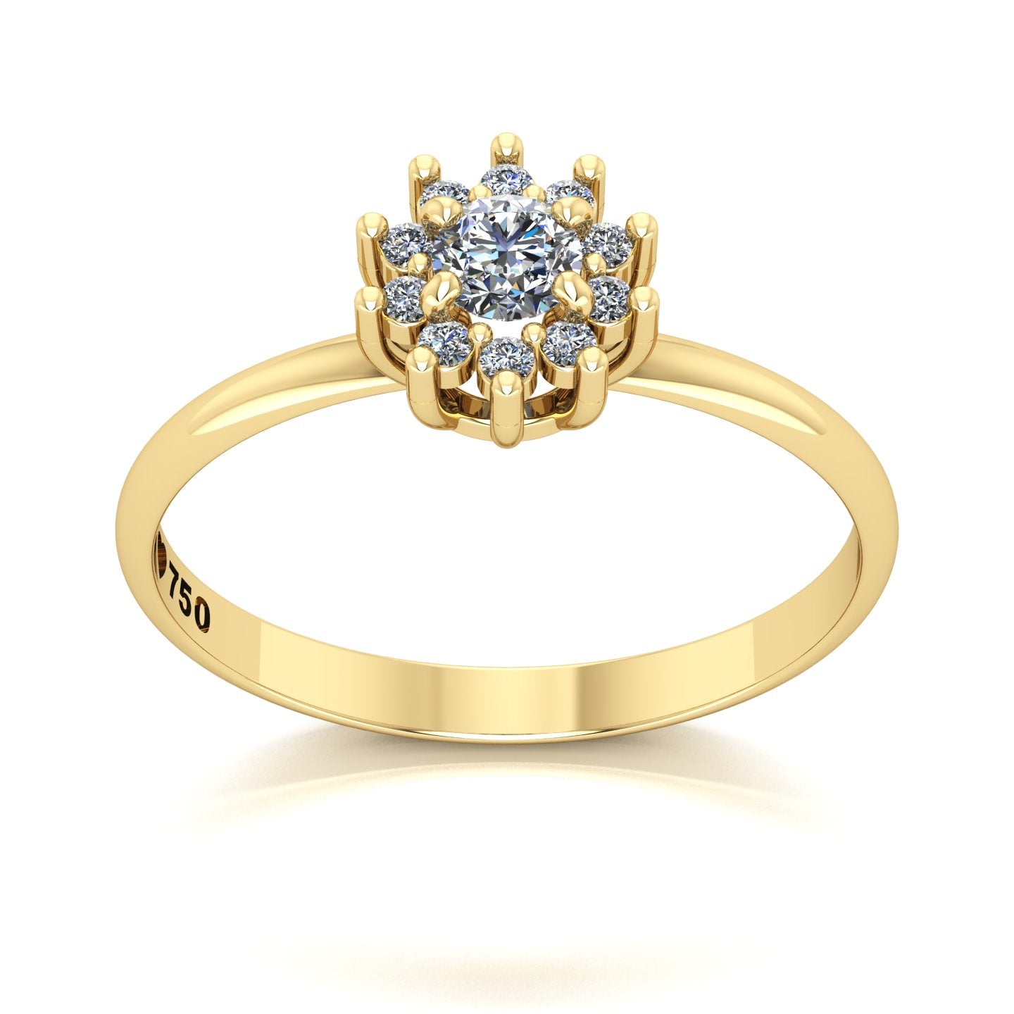 Anel de Noivado Joy Ouro 18k