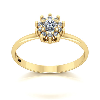 Anel de Noivado Joy Ouro 18k