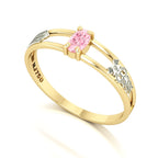Anel de Formatura de Ciências Contábeis Nexus III Ouro 18k