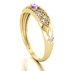 Anel de Formatura de Letras Classic Ouro 18k