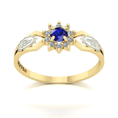 Anel de Formatura de Engenharia Química Lovely II Ouro 18k