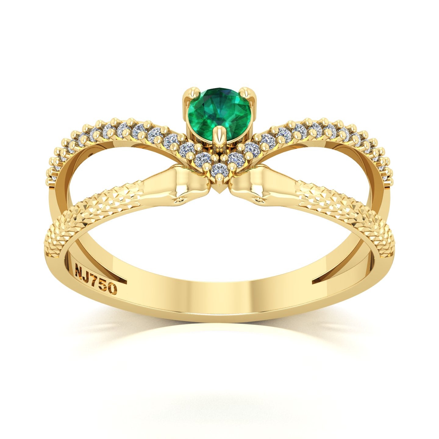 Anel de Formatura de Veterinária Vitalis Serpentis Ouro 18k