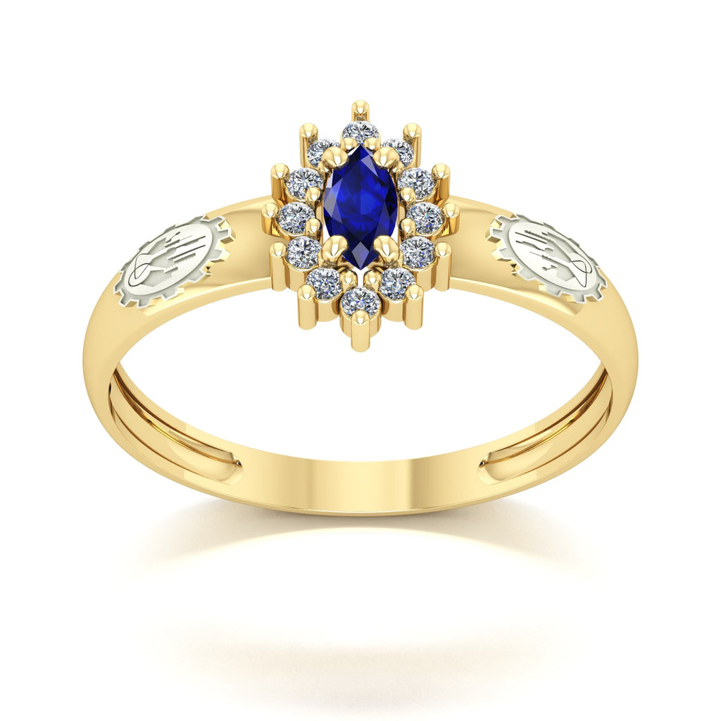 Anel de Formatura de Engenharia Química Evermore III Ouro 18k