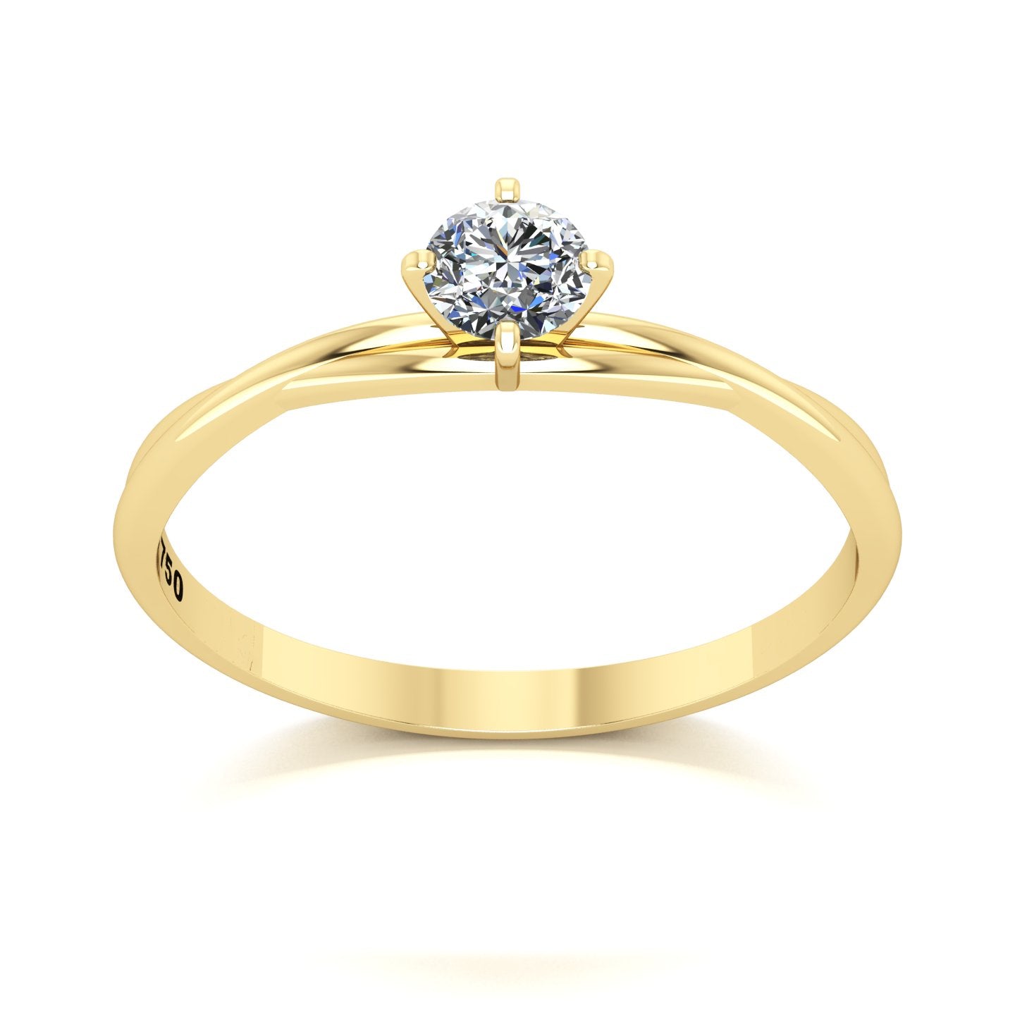 Anel de Noivado Legami Ouro 18k