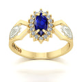Anel de Formatura de Engenharia Química Lovely V Ouro 18k